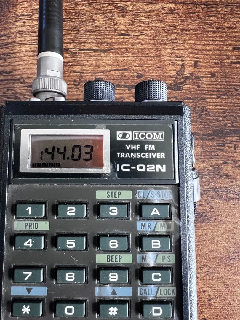 ICOM IC-02N 144MHz FMトランシーバー