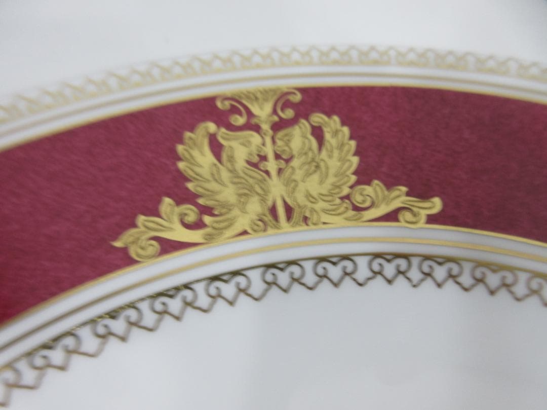 ウェッジウッド　コロンビア　パウダールビー　27cmプレート