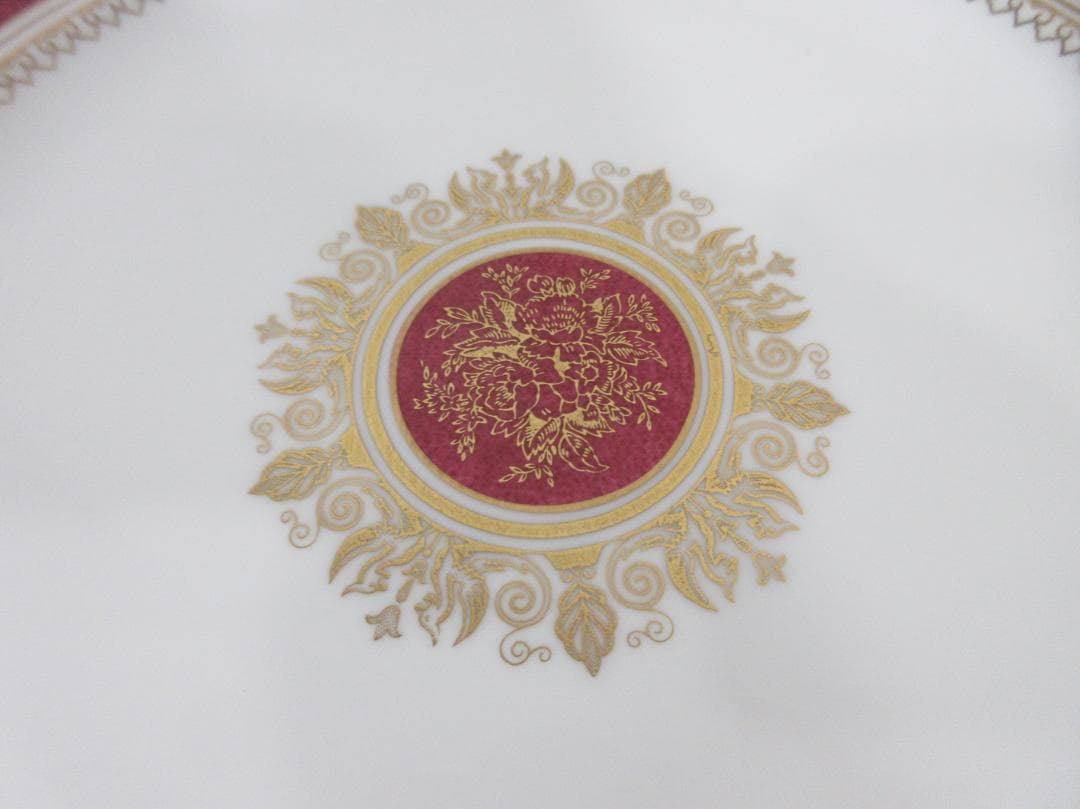 ウェッジウッド　コロンビア　パウダールビー　27cmプレート