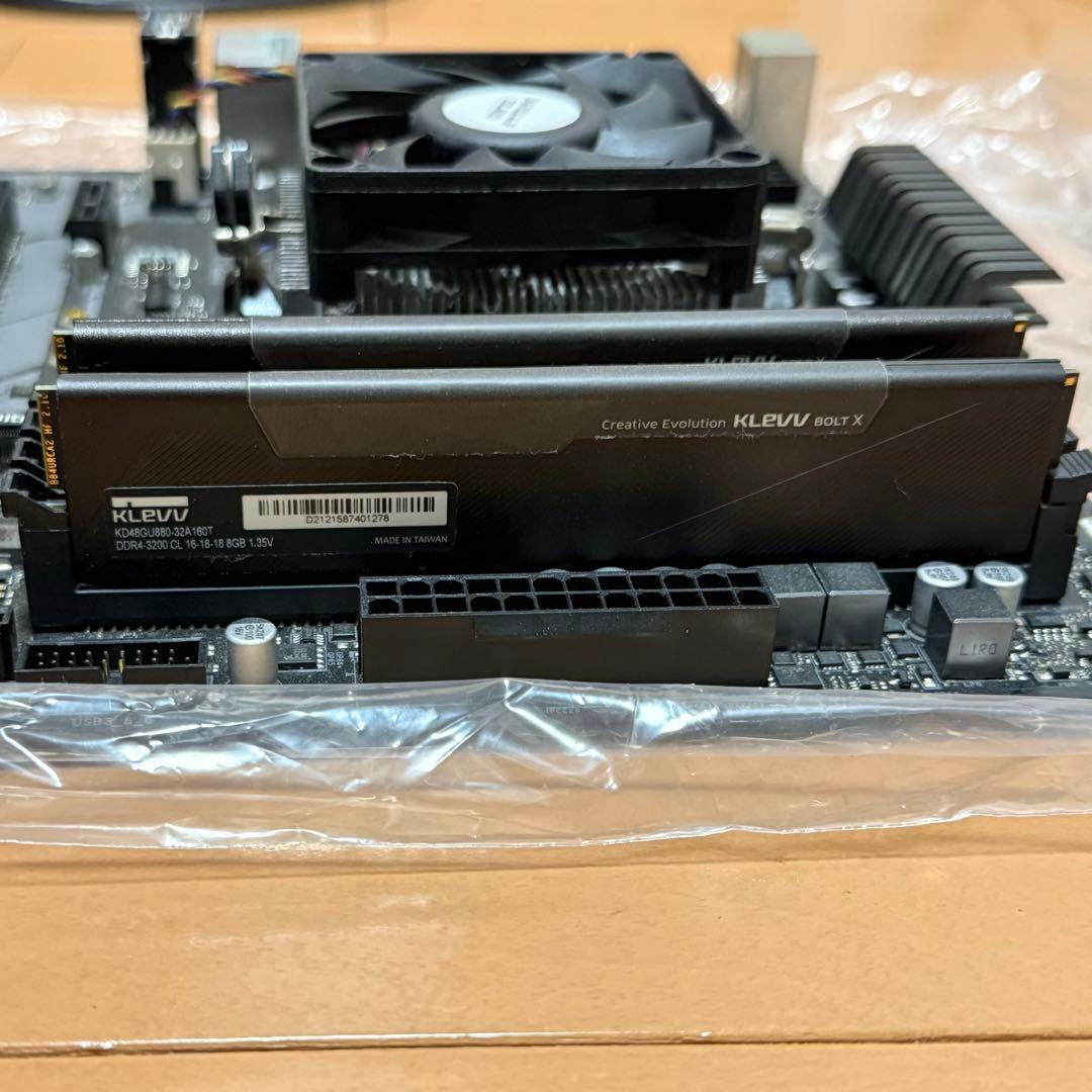 マザーボード ASRock B450 Pro4+Athlon 3000G+DDR4 16GB