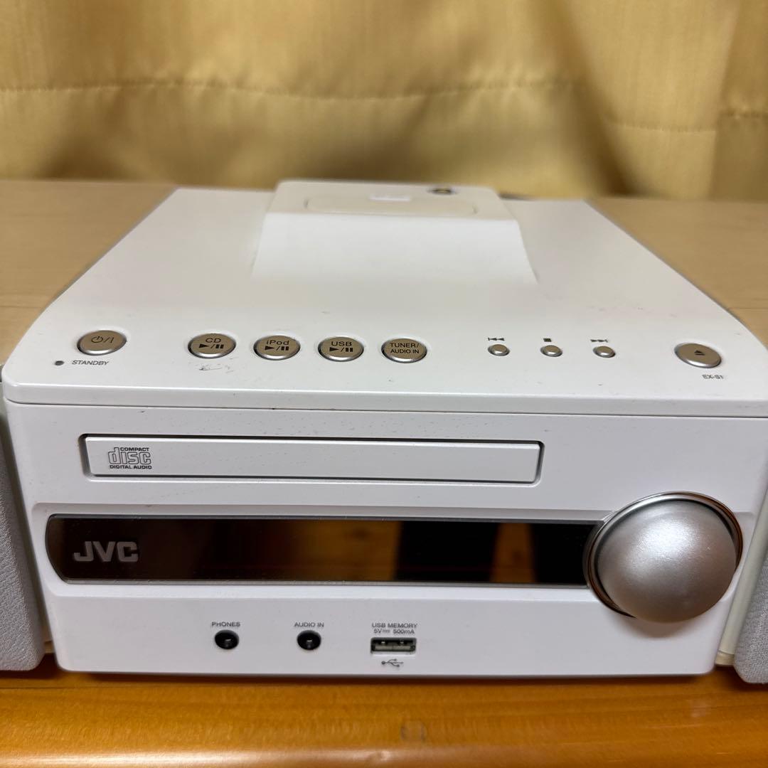 JVC CDプレーヤー ホワイト