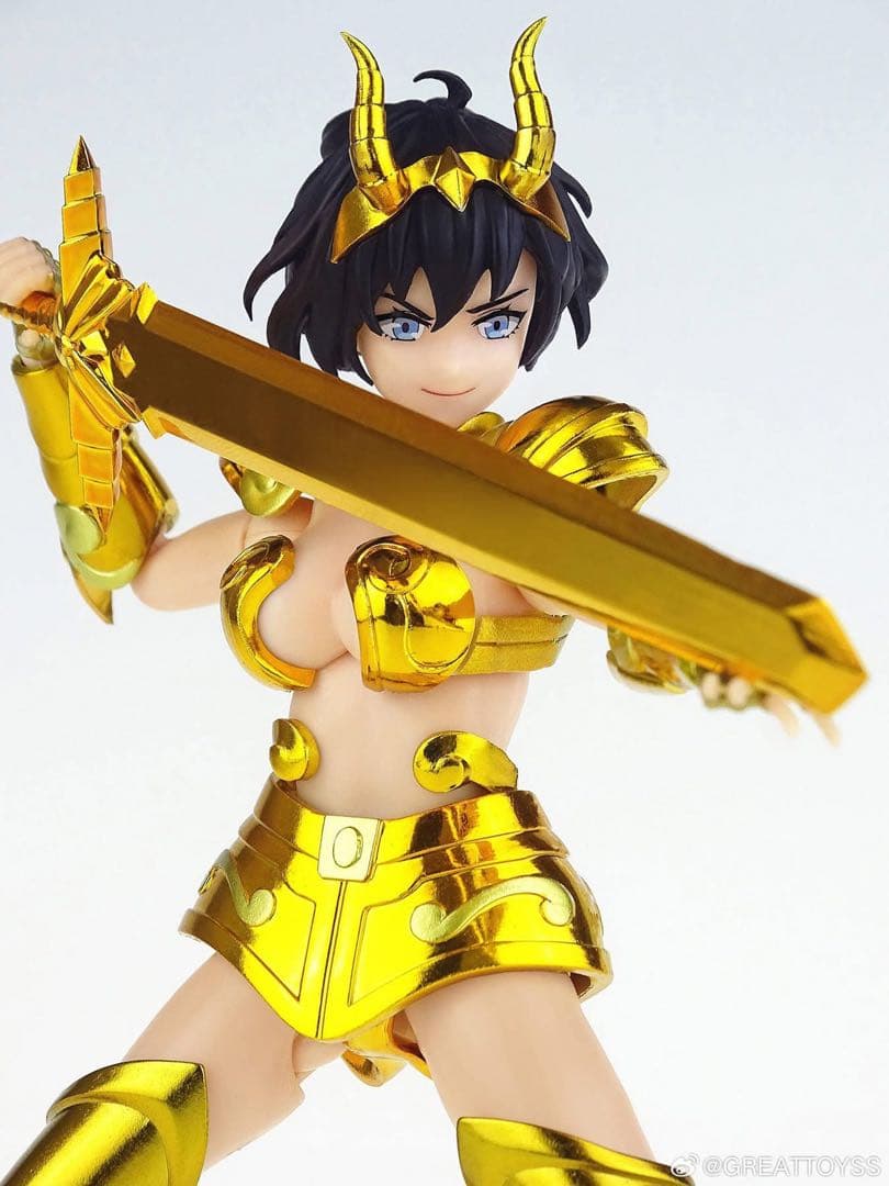 神聖契約 GreatToys 1/12女性黄金聖闘士 山羊座 カプリコーン 新品