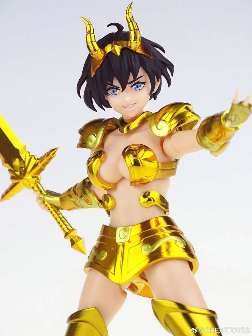 神聖契約 GreatToys 1/12女性黄金聖闘士 山羊座 カプリコーン 新品