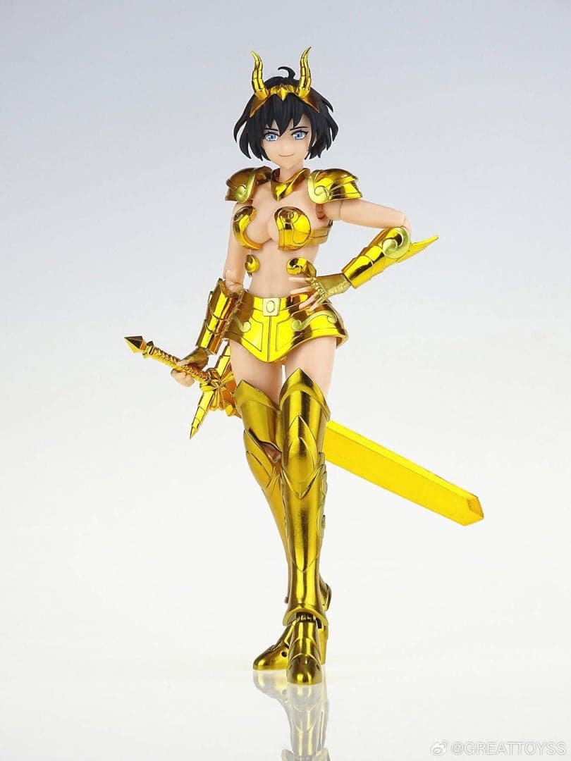 神聖契約 GreatToys 1/12女性黄金聖闘士 山羊座 カプリコーン 新品