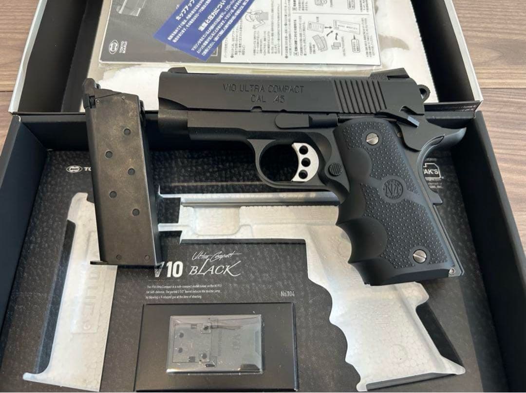 【超美品】V10 Ultra Compact Black ガスガン