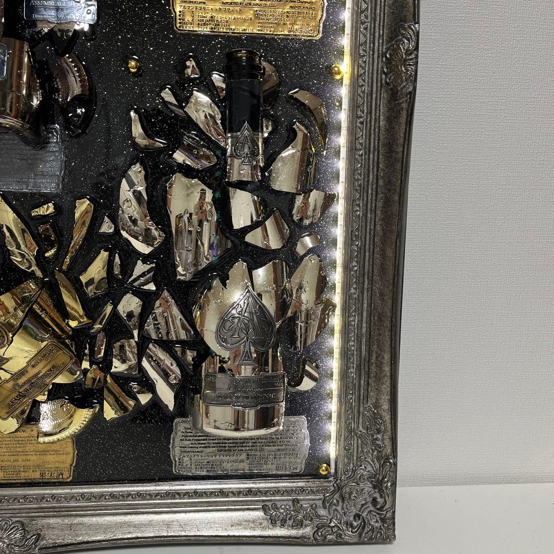 超大型　LEDシャンパンアート　アルマンドフルコンプリート　壁掛けも出来ます！