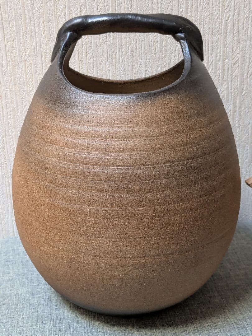 九谷焼 中村陶志人（なかむらとしと）作 鳥の図 花器 花瓶 木札付 保存箱付