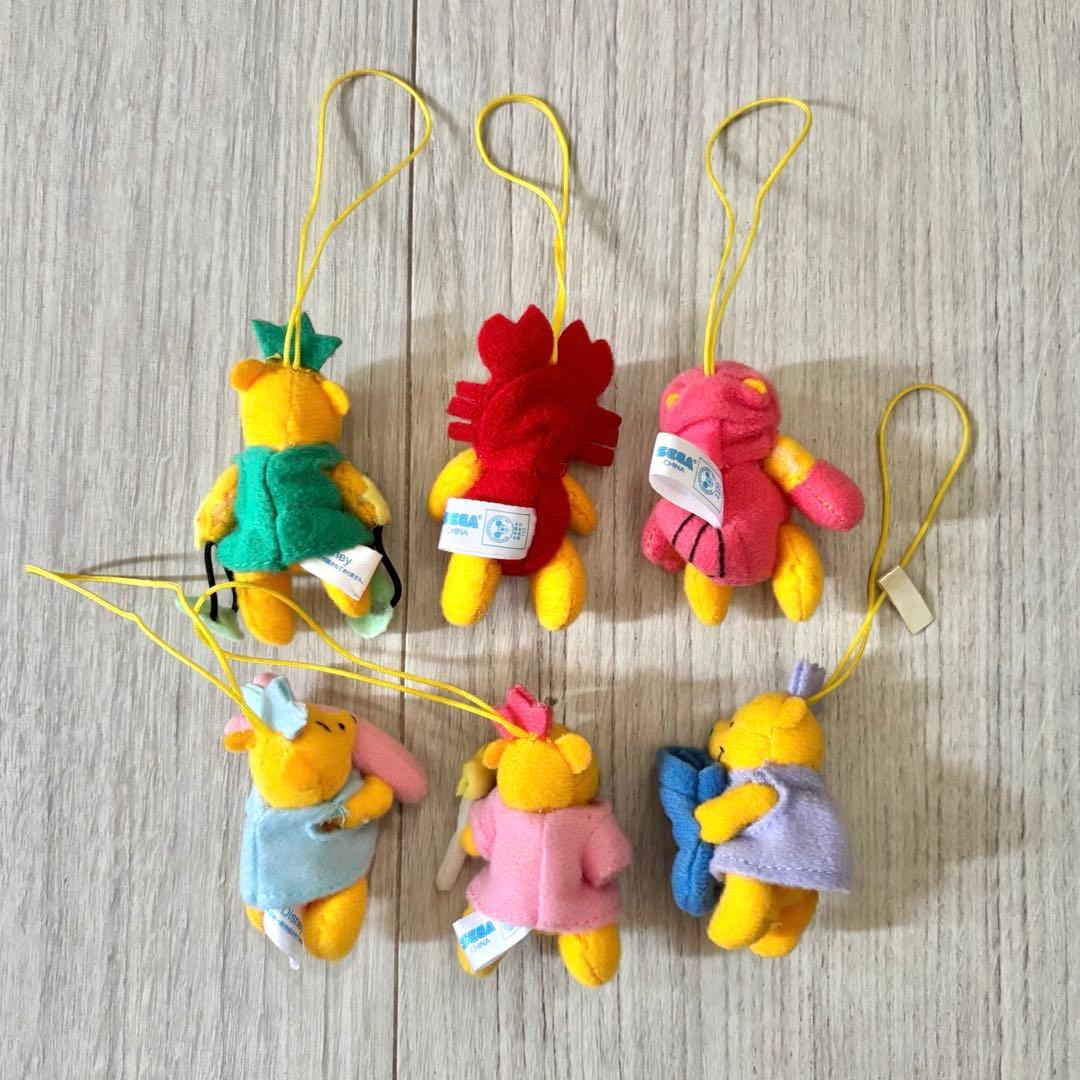 プーさん 星座 レトロ ストラップ SEGA 6個セット