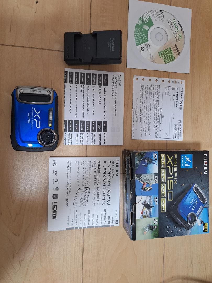 稼働品Fujifilm FinePix XP150 GPS 防水カメラ