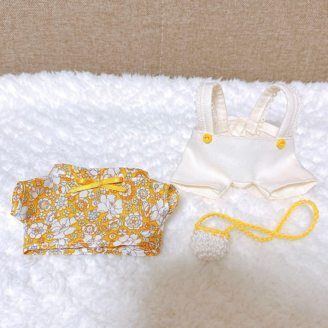 ねこ☆/すのチルBIG服セット×5【小花柄】黒・青・紫・黄・緑