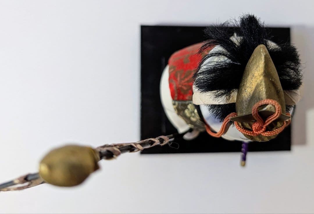 〈ビンテージ 桃太郎 御所人形 木目込人形〉