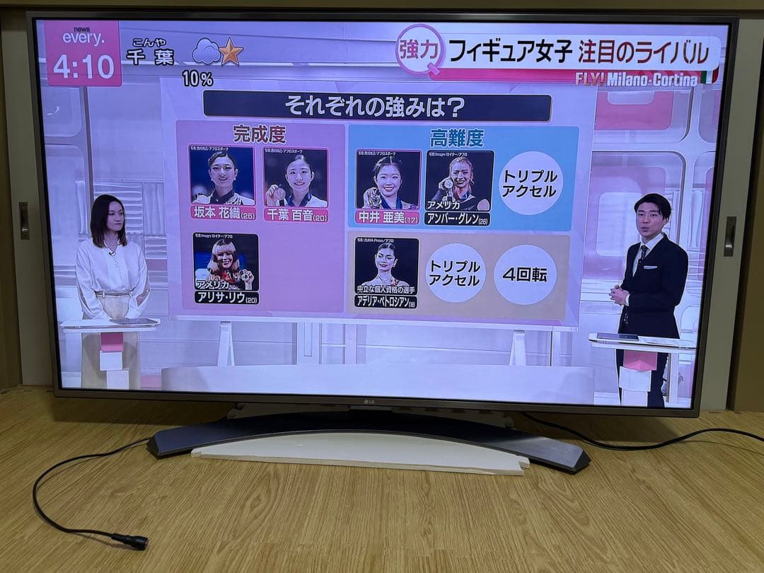 美品LG 55UH6500 55インチ　2016年製⭕️4Kネット動画テレビ