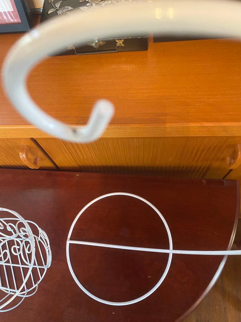 希少ホワイトシャビー♦️ヴィンテージ バンキング♦️幸せを取り込む鳥籠型♦️送料込