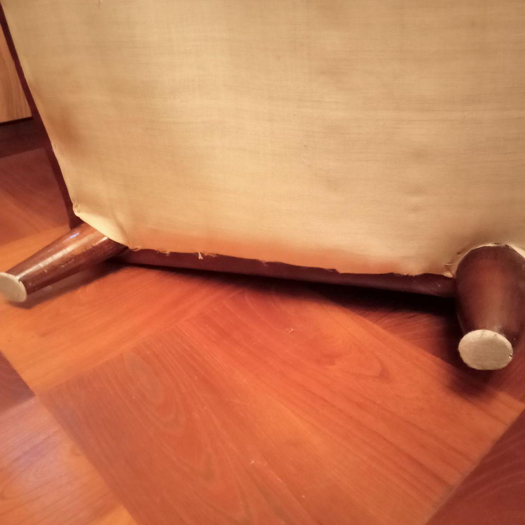 昭和レトロ　当時物　ヴィンテージ ブラウン 1人掛けソファ　 男前インテリア