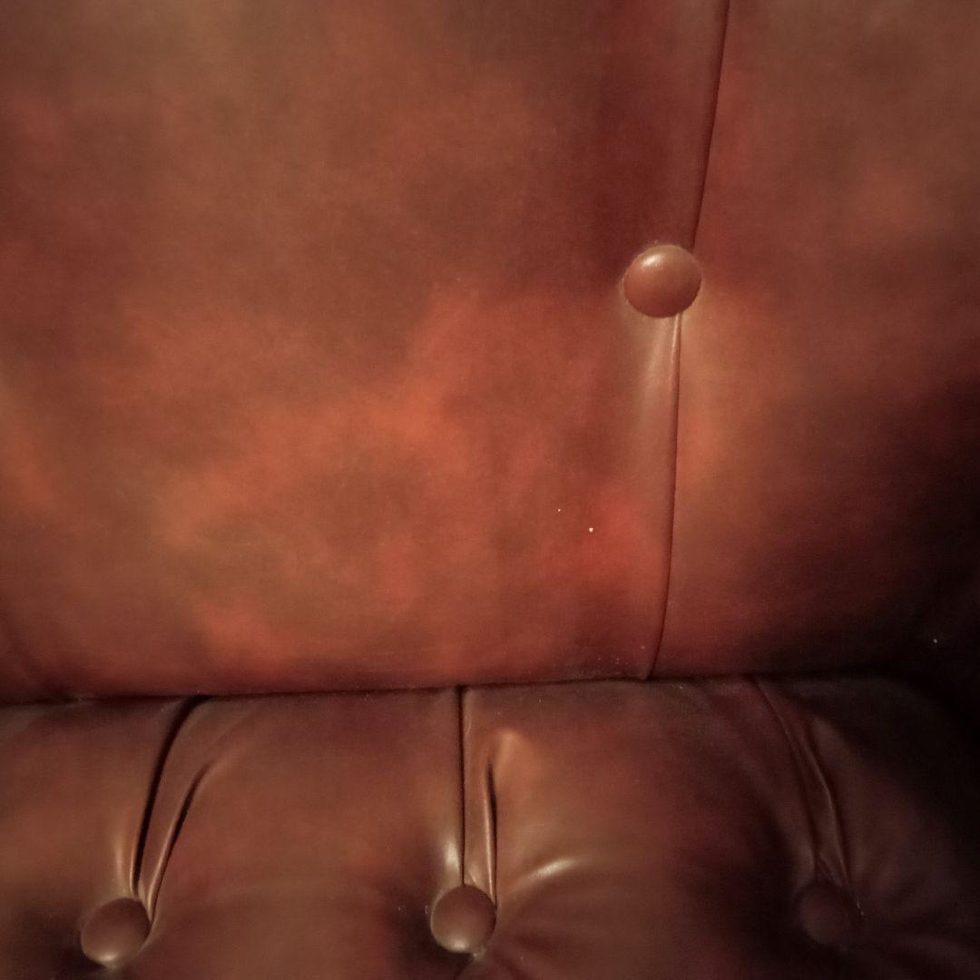 昭和レトロ　当時物　ヴィンテージ ブラウン 1人掛けソファ　 男前インテリア