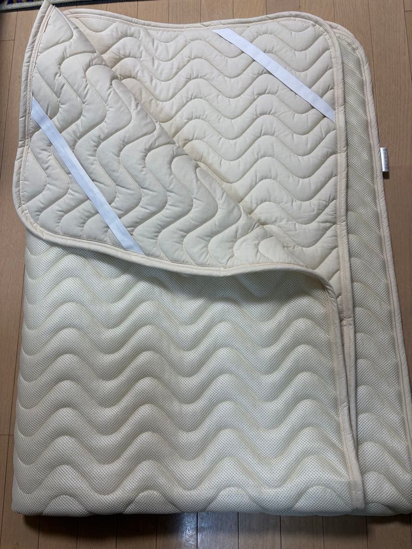 スリープセレクト・ウォッシャブルエアメッシュベッドパッド・ダブル②