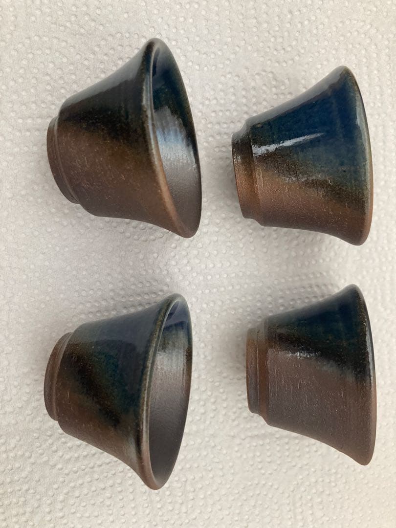 與宏文　遊魚文だち瓶　泡盛酒器セット