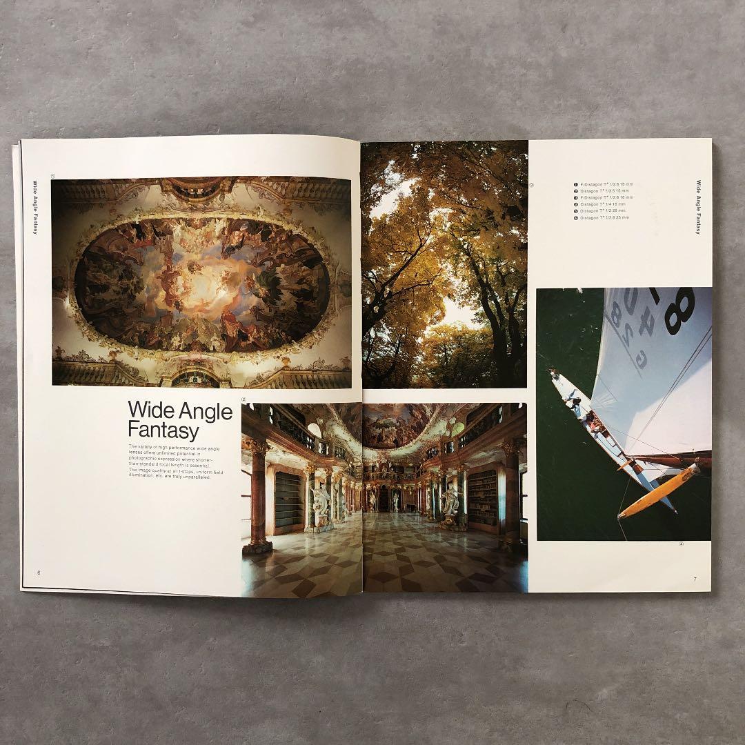 カールツァイス　コンタックス用　交換レンズの説明書　1976年