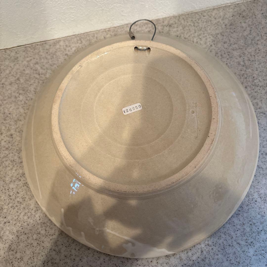 金子司　萩焼　壁掛け　器