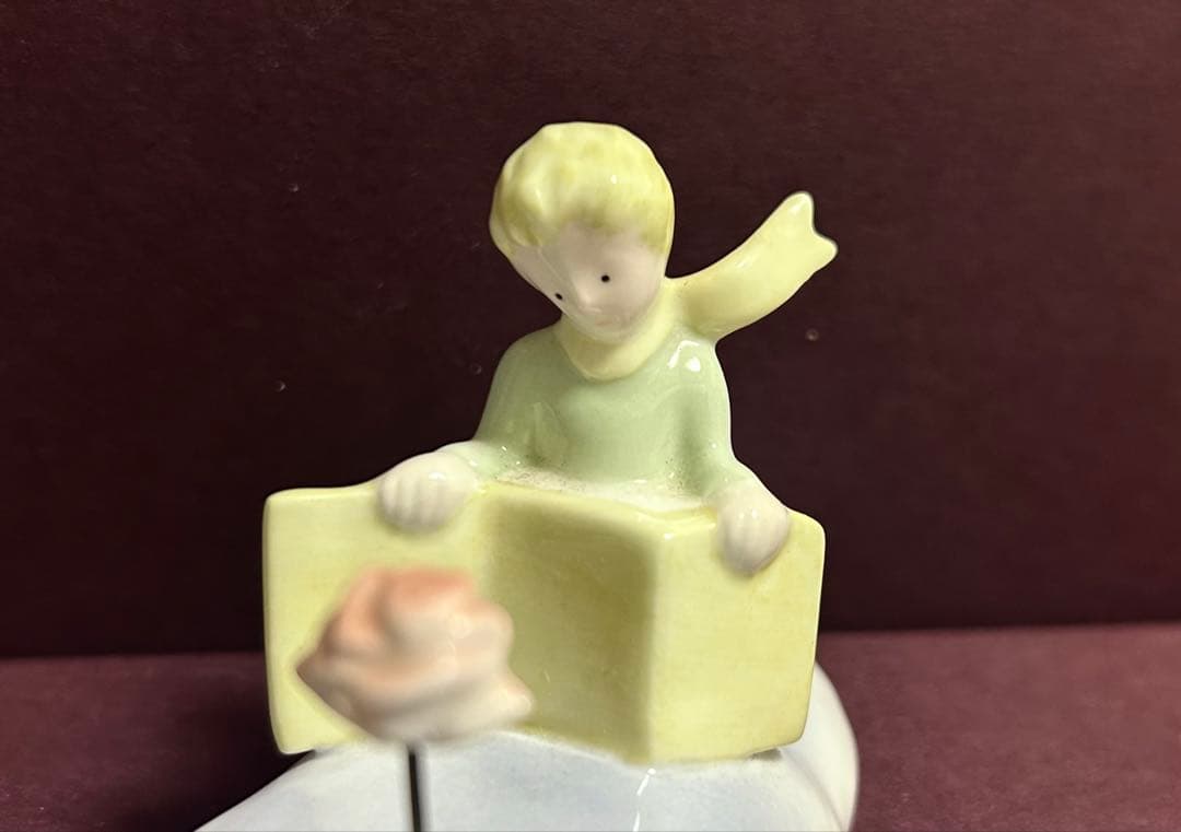 星の王子さま　日鉄　陶器製置き物