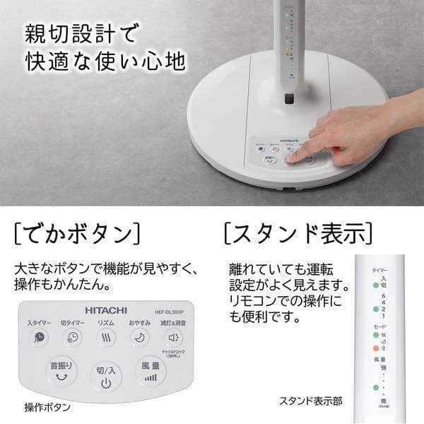 HITACHI HEF-DL300F扇風機DCモーター