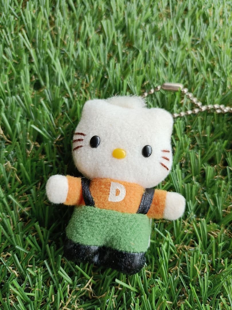 非売品ハローキティダニエル マスコットボ−ルチエン ぬいぐるみ2001年製