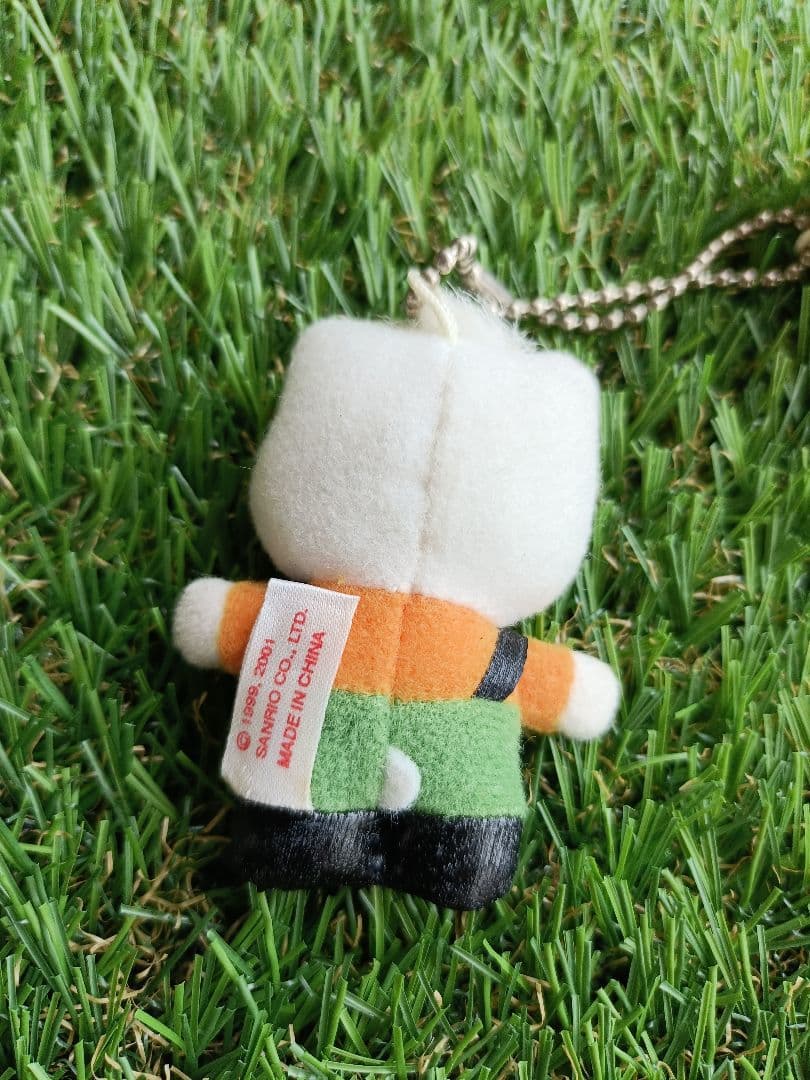 非売品ハローキティダニエル マスコットボ−ルチエン ぬいぐるみ2001年製
