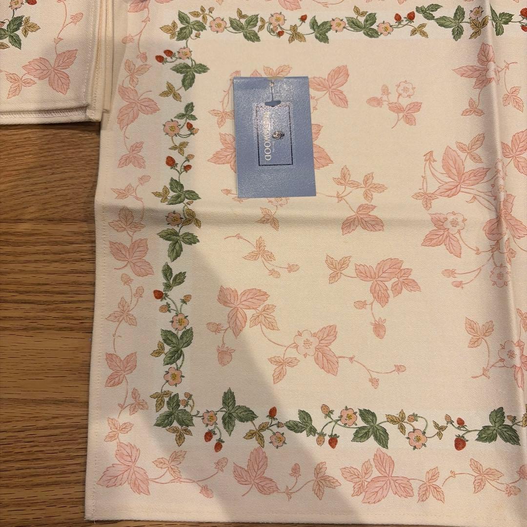  花柄テーブルクロス ランチョンマット5枚組