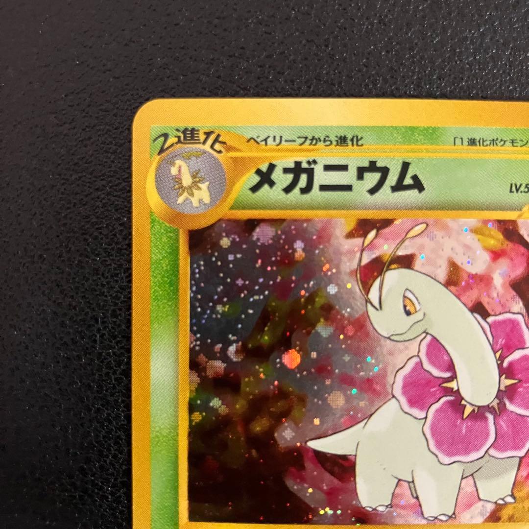 メガニウム　旧裏　ポケモンカード　イントロパック　チコリータマーク