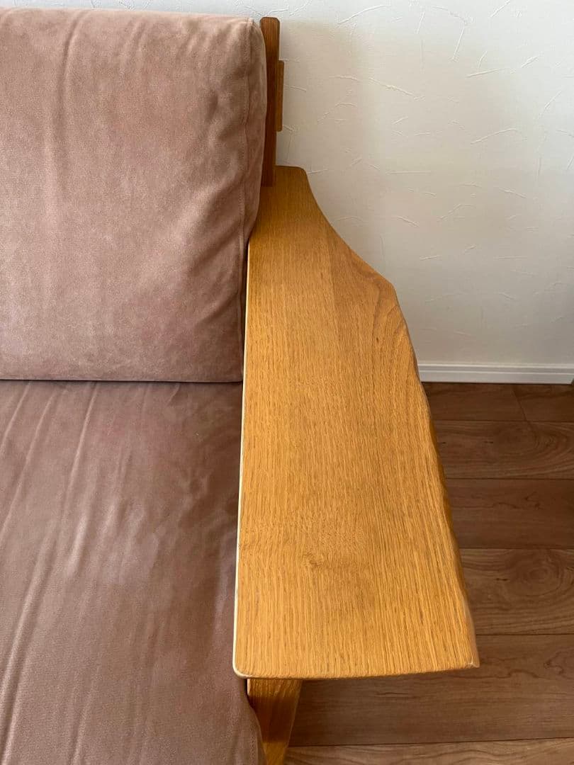 柏木工 KASHIWA 杜シリーズ 2人掛けソファ オーク材 ヴィンテージ家具