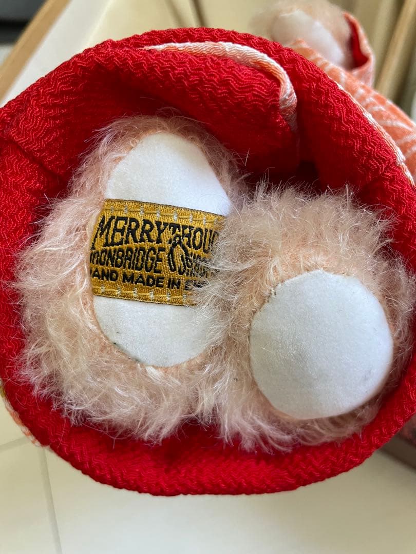 【新品未使用】 メリーソートMerry thoughtテディベアピンクシャンパン