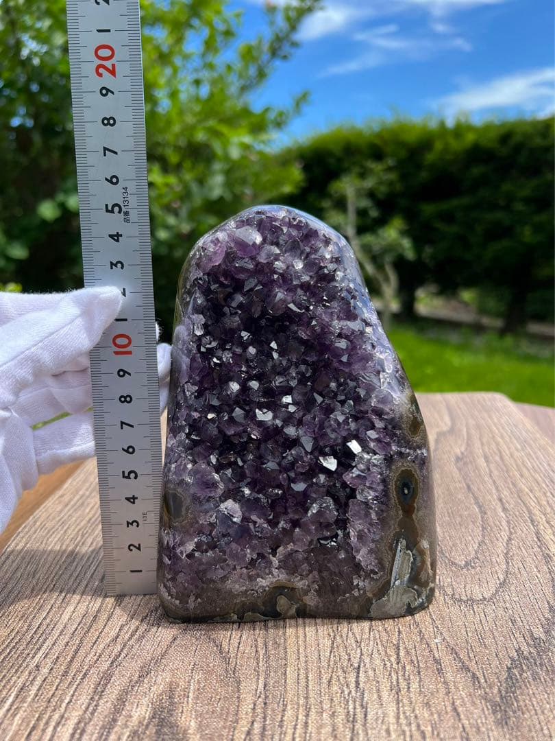A55 高品質アメジストドーム パワーストーン 紫水晶 天然石 置き物