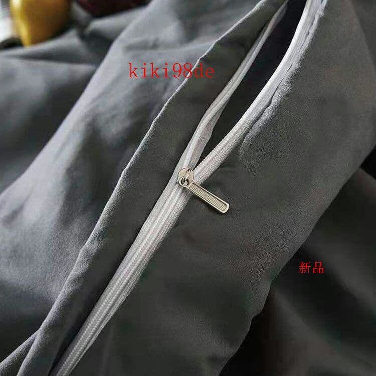 北欧純色四点セットの斜線純色布団カバーのシーツsb