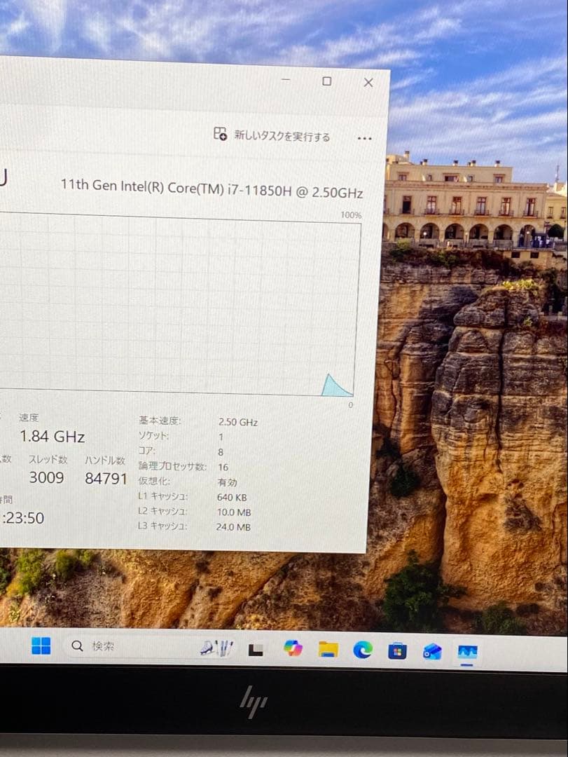 Windowsノート本体 HP ZBook Studio 15.6 G8 i7 RTX A4000 8GB