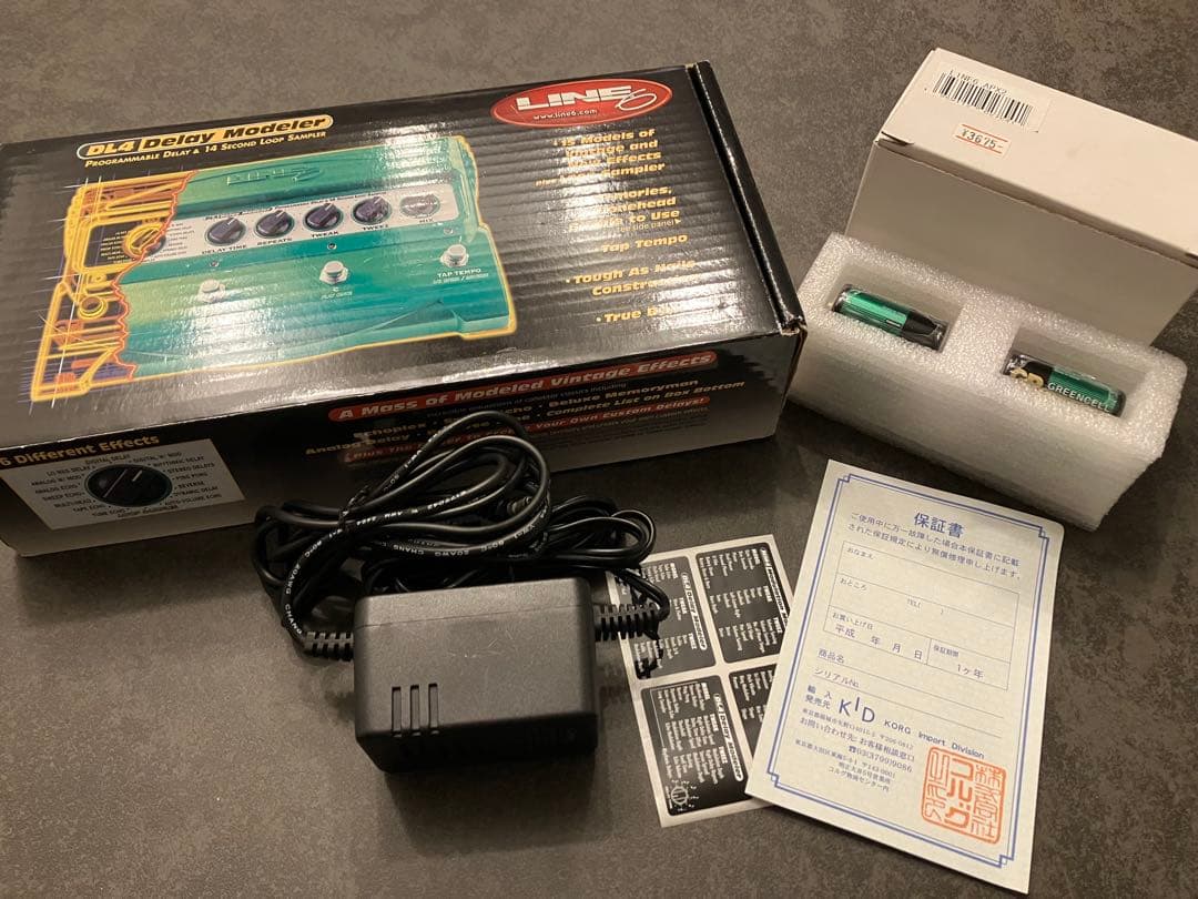 LINE6 DL4 Delay Modeler 純正アダプター付き