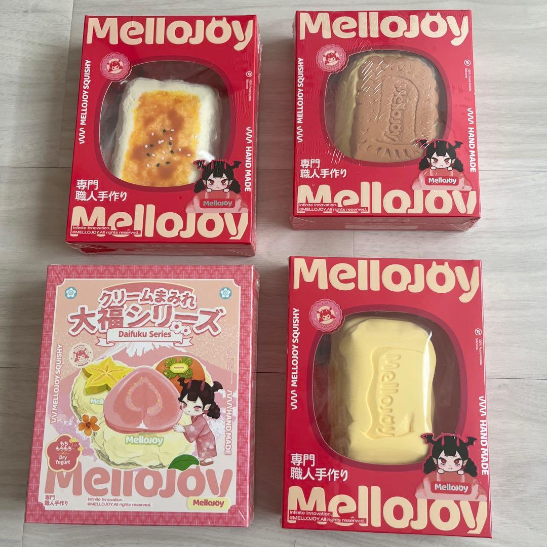 メロジョイ大福　焼き餅　キャラメルクリームクッキー　バタークリームチーズ