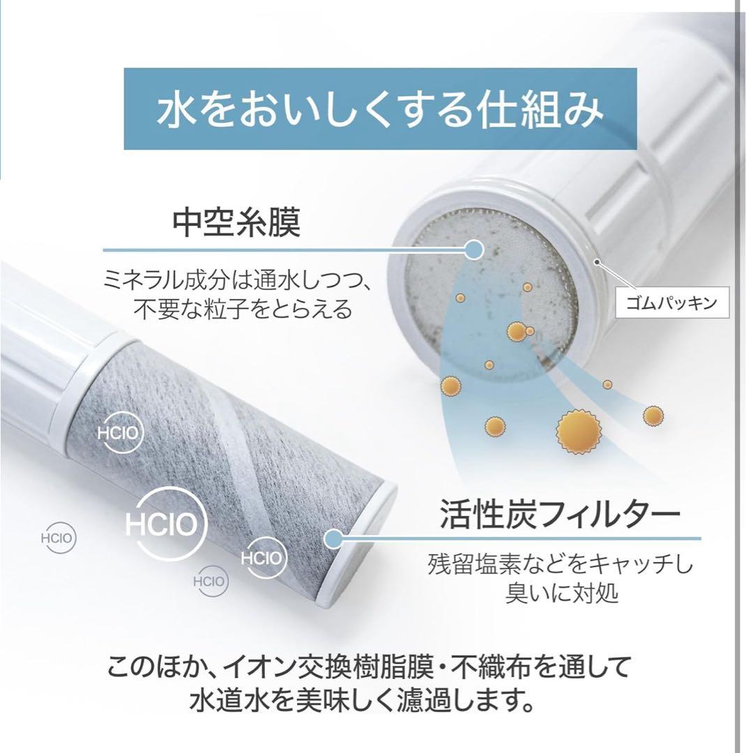 トクラス対応カートリッジ 浄水器内蔵水栓　交換用　高除去　3本セット