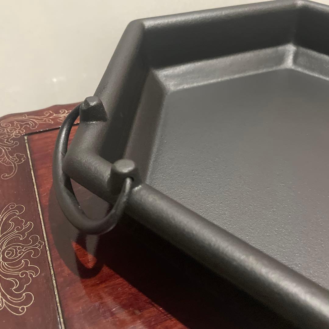 新品/未使用　南部鉄器　岩鋳　すき焼き鍋