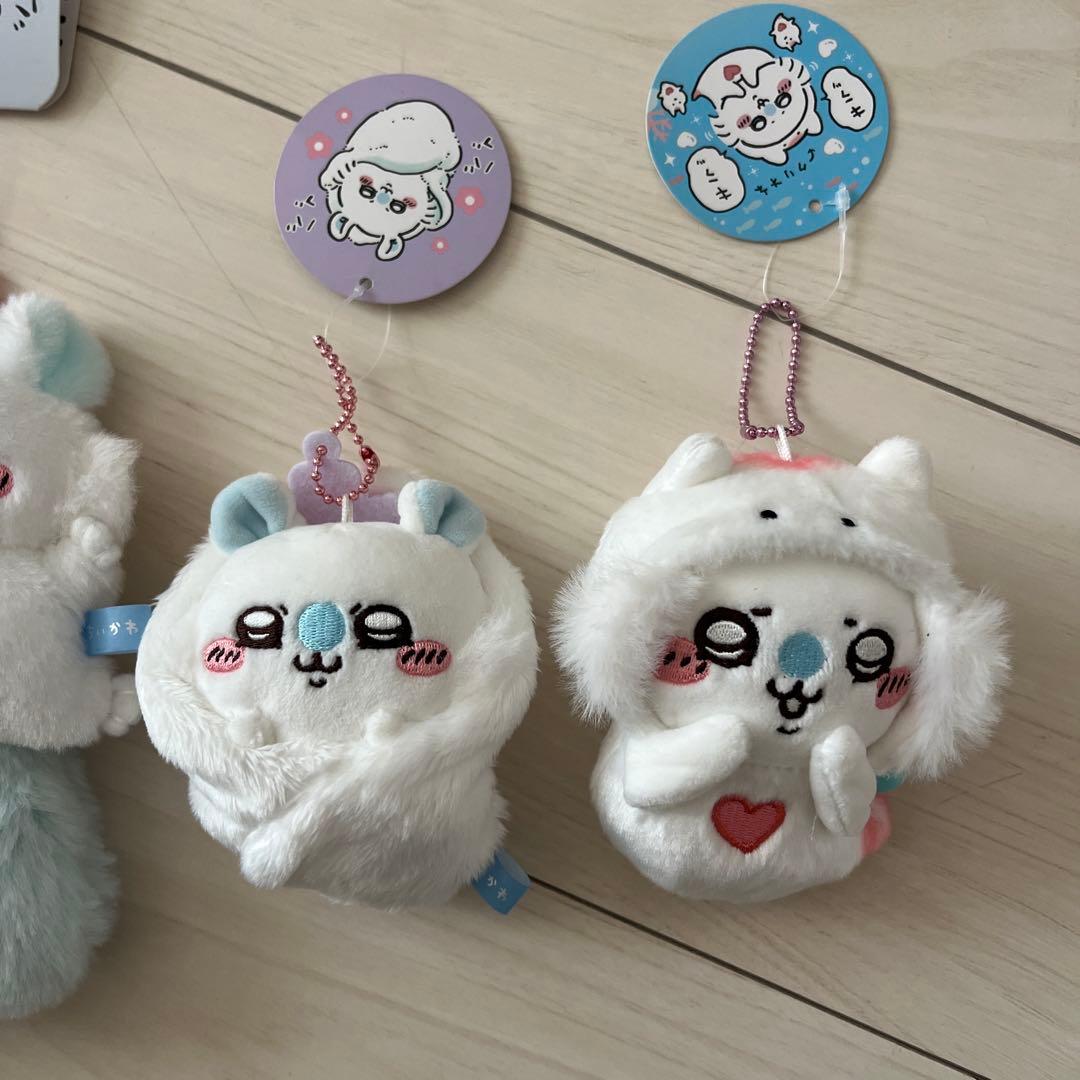 モモンガ ぬいぐるみ マスコット　4点セット