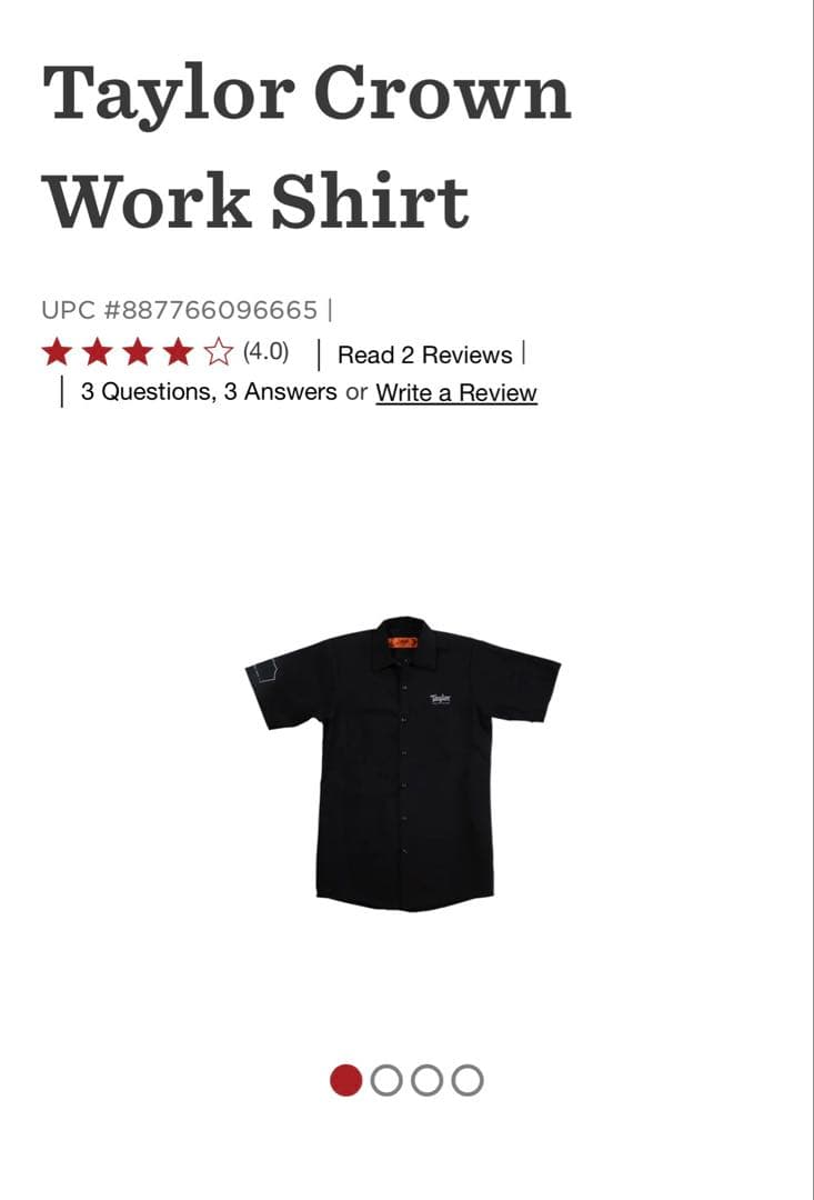 Taylor Crown Work Shirt テイラー
