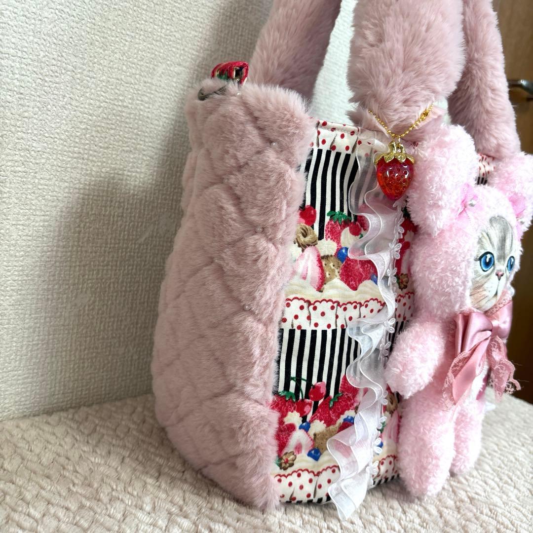 d*7様 コヤンイサムチョン　Bigルミちゃんふわモコトート