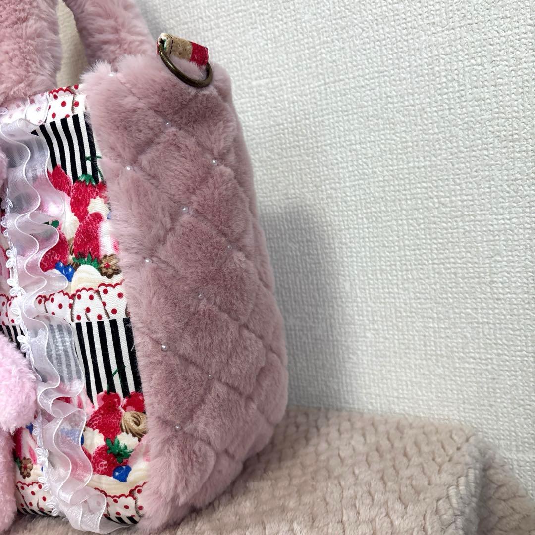 d*7様 コヤンイサムチョン　Bigルミちゃんふわモコトート