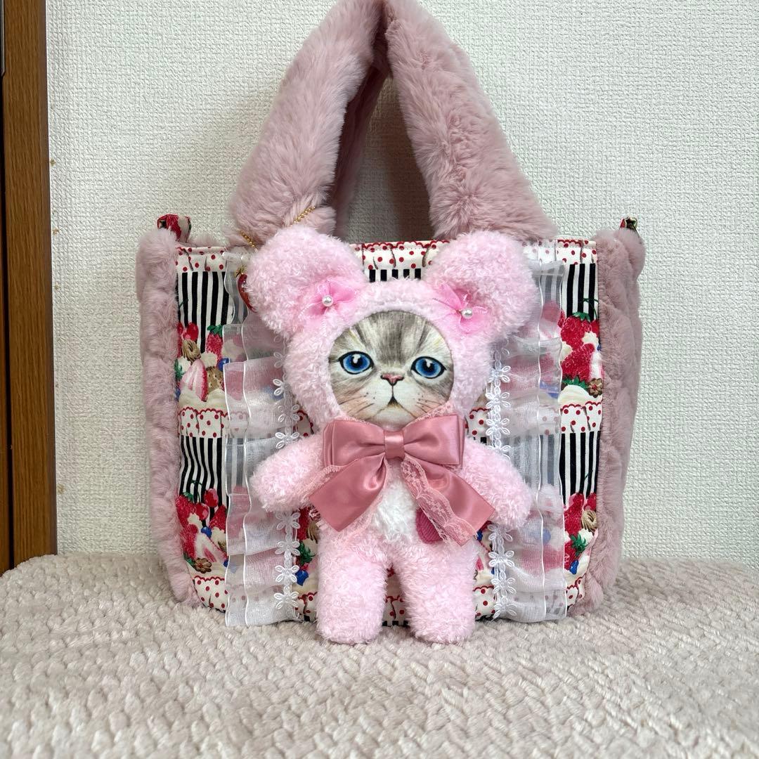 d*7様 コヤンイサムチョン　Bigルミちゃんふわモコトート