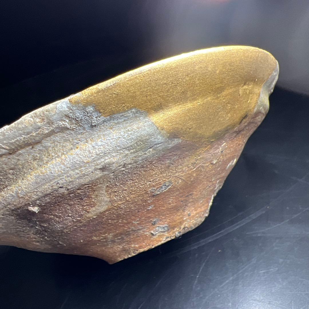 桃山時代　古唐津茶碗　木箱付　幅約12.5㎝　東Y7-1030☆2Fタヒチル