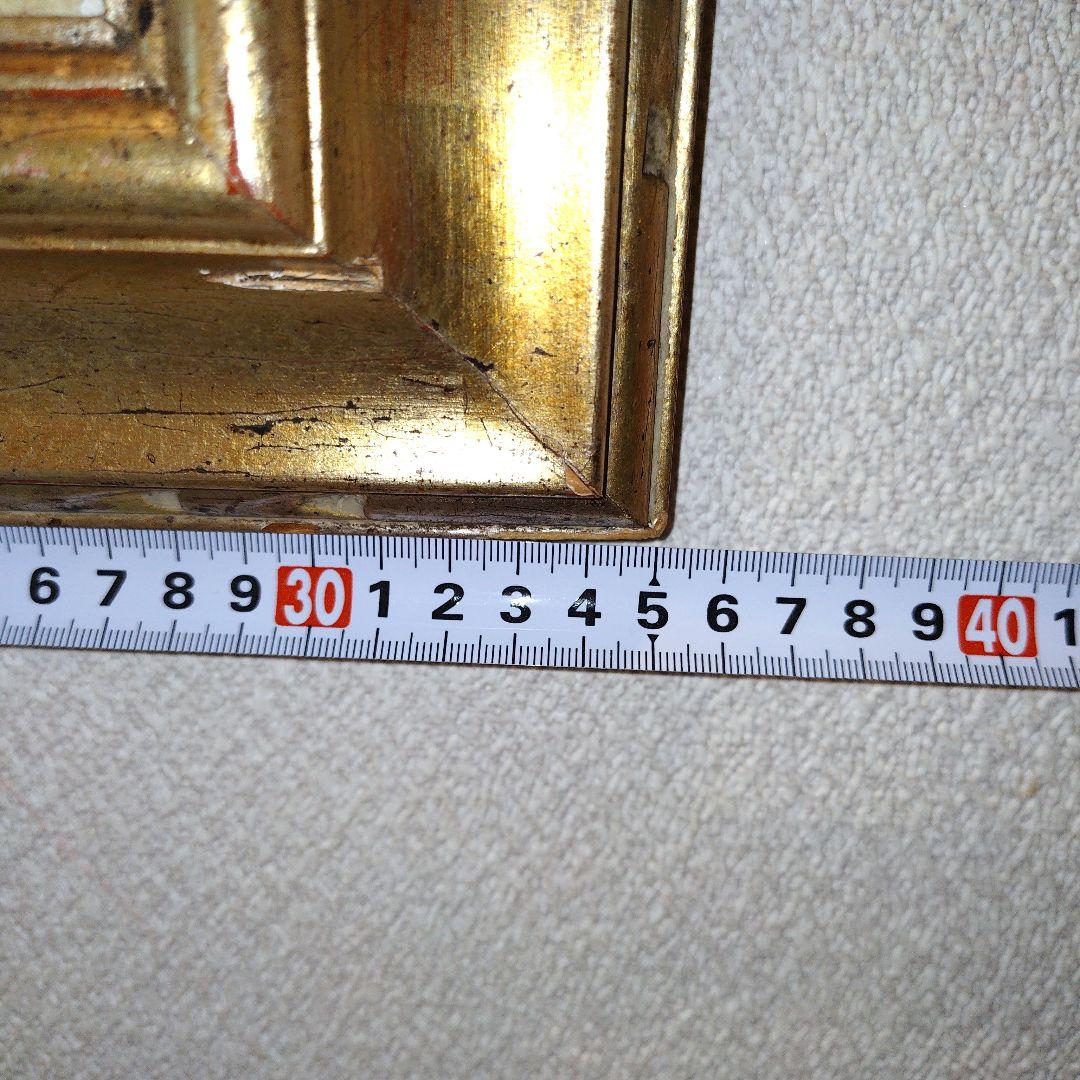 油彩画 ベニス風景画 S.I 金色フレーム