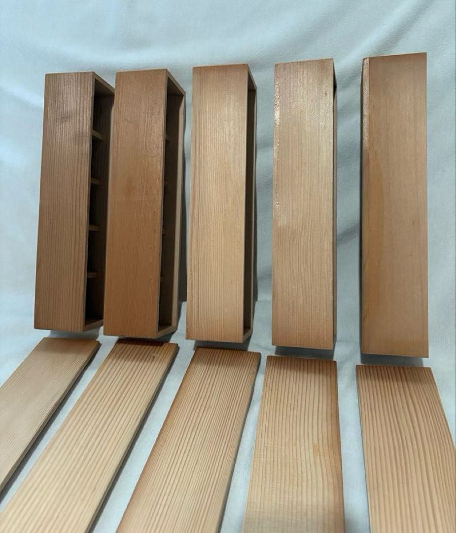 木箱15個　湯呑み入れ　5コ入る箱　もみの木　希少　バラ売り可能