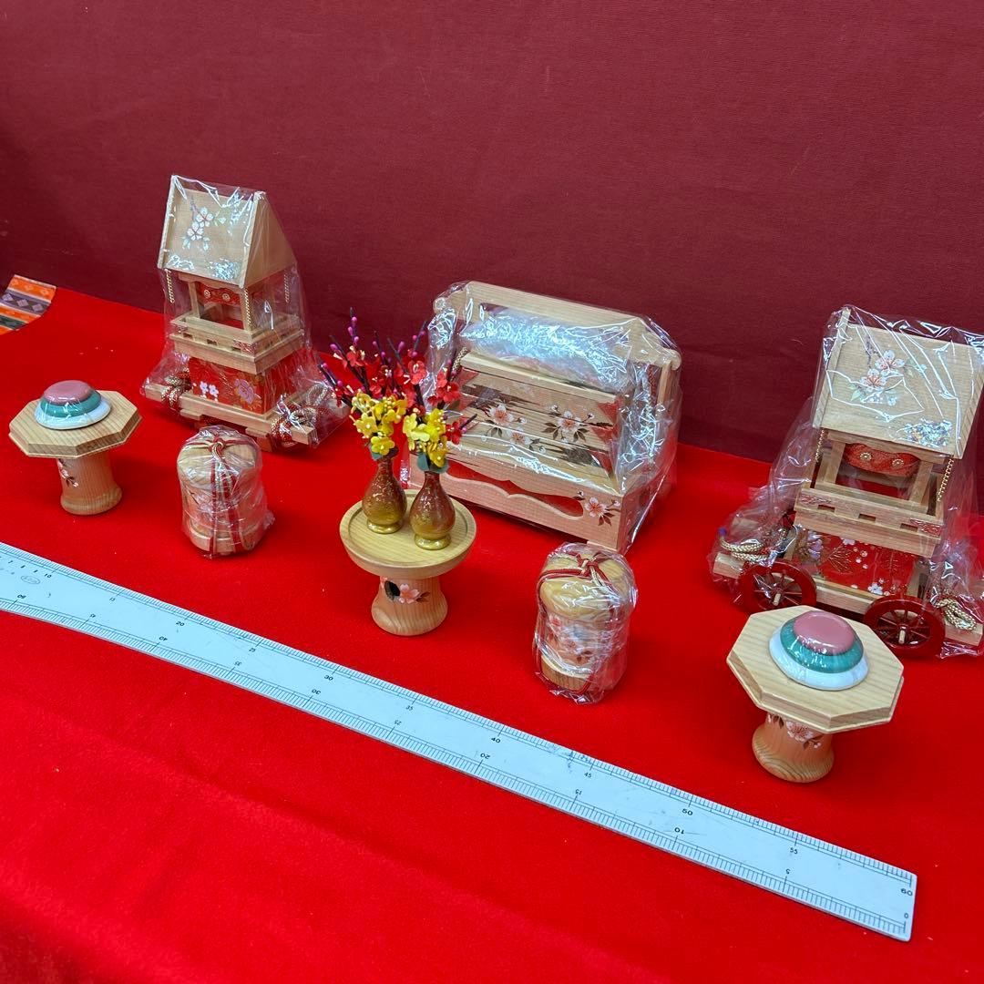 【184】売り切り価格！30号6点セット＊雛道具＊展示品