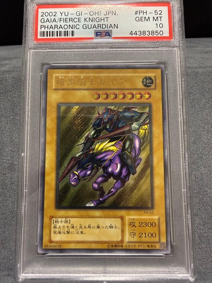 【PSA10】遊戯王　暗黒騎士ガイア　レリーフ