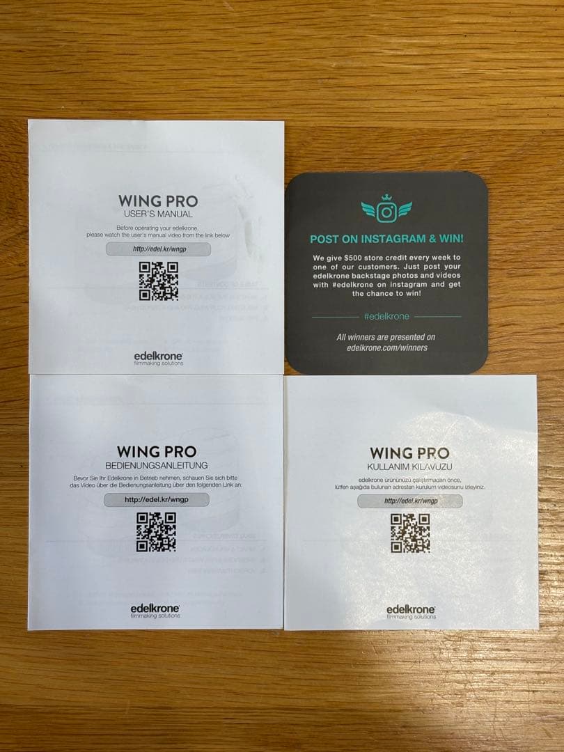 その他 edelkrone WING PRO