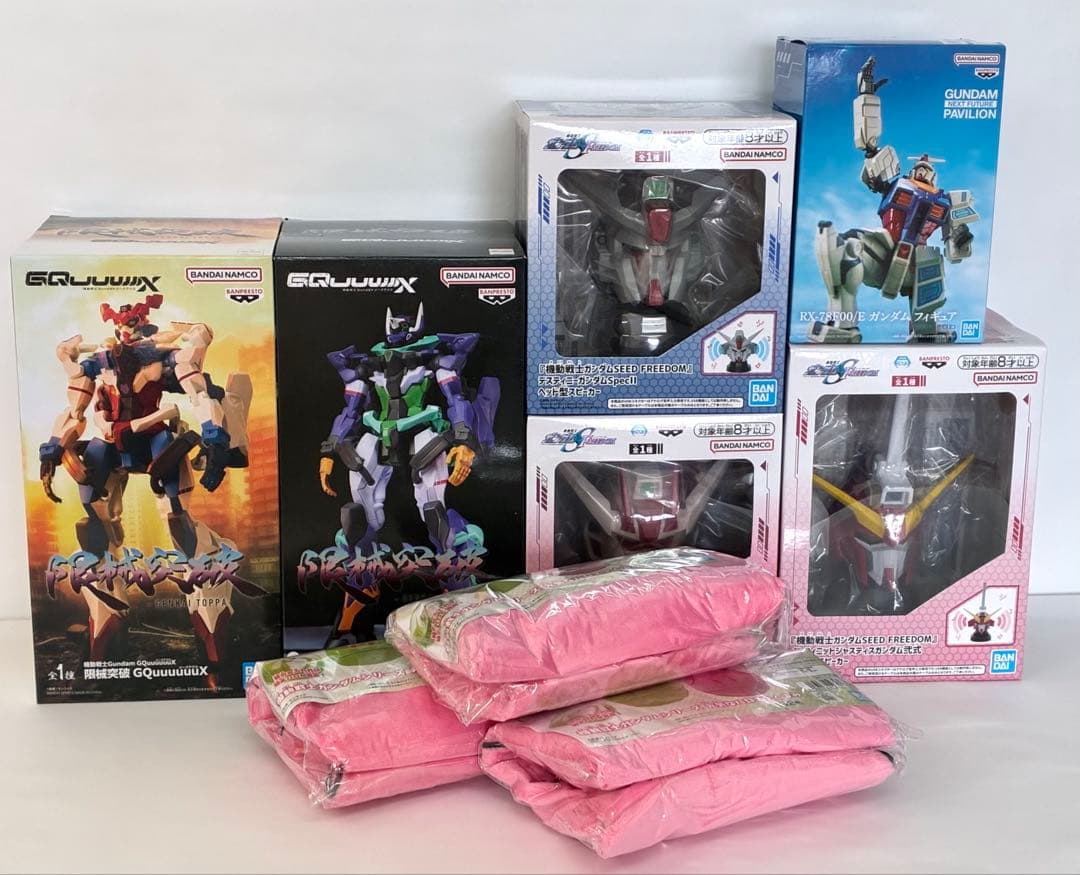 ガンダムフィギュア ハロエアぐるみ　限界突破　万博 SEED スピーカー 9点